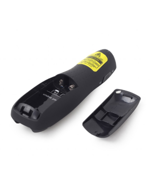 Gembird | Wireless presenter with laser pointer | WP-L-02 | Black | Depth 25 mm | Height 105 mm | Red laser pointer. 4 buttons t