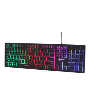 Gembird | "Rainbow" backlight multimedia keyboard | KB-UML-01 | Multimedia | Wired | US | Black | EN | 408 g | Numeric keypad