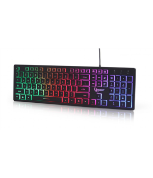 Gembird | "Rainbow" backlight multimedia keyboard | KB-UML-01 | Multimedia | Wired | US | Black | EN | 408 g | Numeric keypad