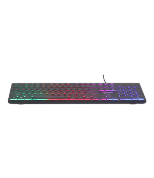 Gembird | "Rainbow" backlight multimedia keyboard | KB-UML-01 | Multimedia | Wired | US | Black | EN | 408 g | Numeric keypad