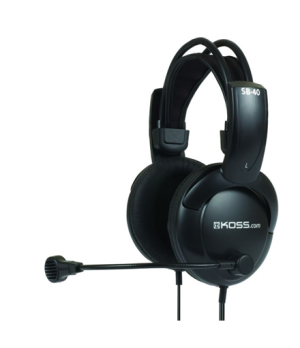 Koss | Headphones | SB40 | Wired | On-Ear | Microphone | Black