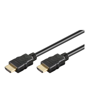 Goobay | Black | HDMI male (type A) | HDMI male (type A) | High-speed HDMI cable with Ethernet | HDMI to HDMI | 1 m