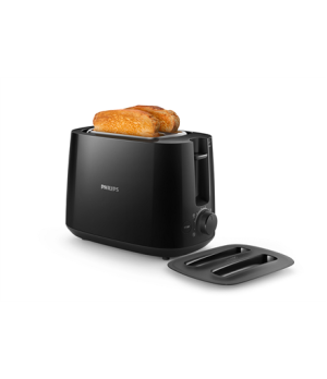 Philips | Daily collection toaster | HD2582/90 | Power 900 W | Number of slots 2 | Housing material Plastic | Black