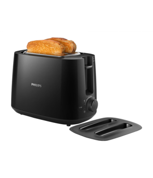 Philips | Daily collection toaster | HD2582/90 | Power 900 W | Number of slots 2 | Housing material Plastic | Black