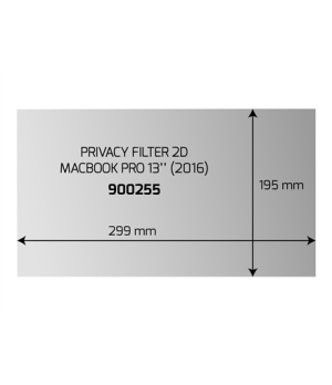 PORT DESIGNS Privacy Filter 2D Macbook Pro 13" (2016)- 299x195 | PORT DESIGNS | PORT DESIGNS Privacy Filter 2D Macbook Pro 13" (