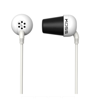 Koss | Plug | Wired | In-ear | Noise canceling | White