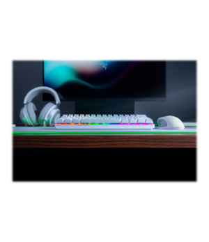 Razer | Huntsman Mini 60% | Mercury White | Gaming keyboard | Wired | Opto-Mechanical | RGB LED light | NORD