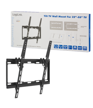 Logilink BP0012 TV Wall mount, 32–55", tilt -14°, 25 mm