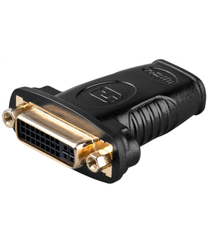 Goobay | HDMI/DVI-I adapter, gold-plated | 68690 | Black | HDMI female (Type A) | DVI-I female Dual-Link (24+5 pin)