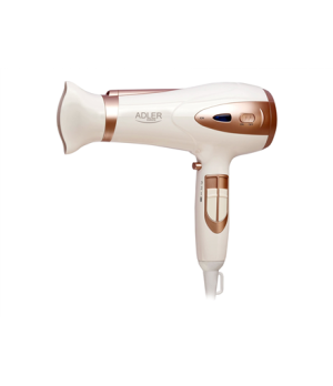 Adler | Hair Dryer | AD 2248 | 2400 W | Number of temperature settings 3 | Ionic function | Diffuser nozzle | White