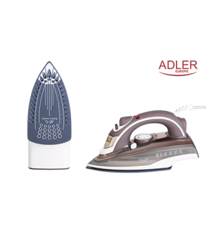 Adler | Iron | AD 5030 | Steam Iron | 3000 W | Water tank capacity 310 ml | Continuous steam 20 g/min | Brown