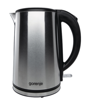 Gorenje | Kettle | K15DWS | Electric | 2200 W | 1.5 L | Stainless steel | 360° rotational base | Stainless Steel