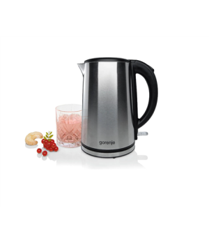 Gorenje | Kettle | K15DWS | Electric | 2200 W | 1.5 L | Stainless steel | 360° rotational base | Stainless Steel