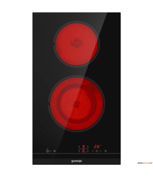 Gorenje | ECT322BCSC | Hob | Vitroceramic | Number of burners/cooking zones 2 | Touch | Timer | Black | Display