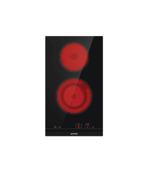 Gorenje | ECT322BCSC | Hob | Vitroceramic | Number of burners/cooking zones 2 | Touch | Timer | Black | Display