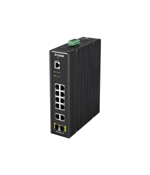 D-LINK DIS-200G-12S L2 Managed Industrial Switch with 10 10/100/1000Base-T and 2 1000Base-X SFP ports | D-Link | 60 month(s)