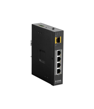 D-LINK  DIS-100G-5PSW L2 Unmanaged Industrial Switch with 4 10/100/1000Base-T ports and 1 1000Base-X SFP  ports | D-Link | 60 mo