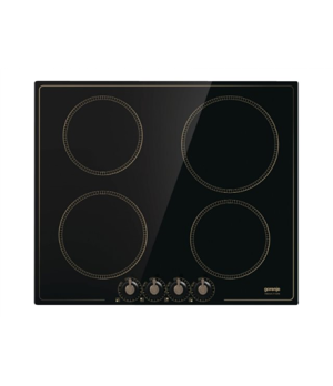 Gorenje | IK640CLB | Induction Hob | Induction | Number of burners/cooking zones 4 | Rotary knobs | Black