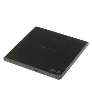 H.L Data Storage | Ultra Slim Portable DVD-Writer | GP57EB40 | Interface USB 2.0 | DVD±R/RW | CD read speed 24 x | CD write spee