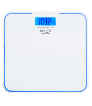 Adler | Bathroom Scale | AD 8183 | Maximum weight (capacity) 180 kg | Accuracy 100 g | White