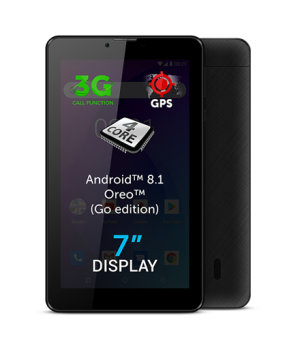 Allview AX503 7 " Black LCD Cortex-A7 Quad-Core 1.3 GB 8 GB Wi-Fi 3G Front camera 2 MP Bluetooth 4.0 Android 8.1