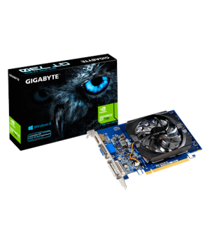 GIGABYTE GV-N730D3-2GI  Gigabyte GV-N730D3-2GI (rev. 3.0) NVIDIA 2 GB GeForce GT 730 DDR3 PCI Express 2.0 HDMI ports quantity 1 