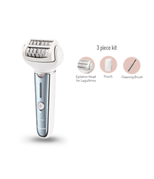 Panasonic | Epilator | ES-EL2A-A503 | Operating time (max) 30 min | Number of power levels 3 | Wet & Dry | Grey/White