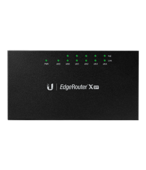 EdgeRouter | ER-X-SFP | No Wi-Fi | 10/100/1000 Mbit/s | Ethernet LAN (RJ-45) ports 5 | Mesh Support No | MU-MiMO No | No mobile 