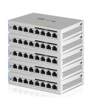 Ubiquiti | Unifi Switch | US-8-5 (5 pack) | Web managed | Desktop | 1 Gbps (RJ-45) ports quantity 8 | SFP ports quantity 2 | Pow