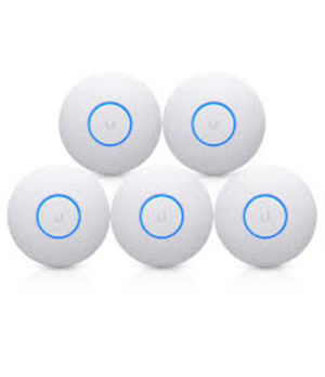 Ubiquiti UniFi UAP-nanoHD-5 4x4 MU-MIMO 802.11AC Wave 2 Access Point 5 pack Ubiquiti | UAP-nanoHD-5Pack | UniFi | 802.11ac | 2.4