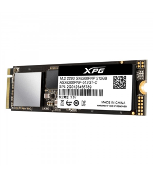 ADATA XPG SX8200 Pro 512 GB SSD interface M.2 NVME Write speed 2300 MB/s Read speed 3500 MB/s