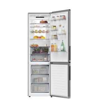 Candy Refrigerator | CNCQ4T620CX | Energy efficiency class C | Free standing | Combi | Height 205 cm | No Frost system | Fridge 