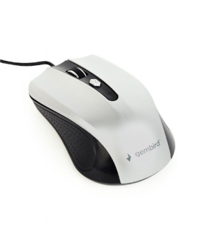 Gembird | Mouse | MUS-4B-01-BS | Standard | USB | Black/ silver