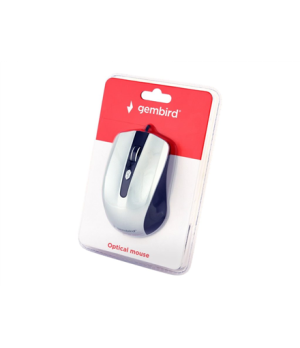 Gembird | Mouse | MUS-4B-01-BS | Standard | USB | Black/ silver