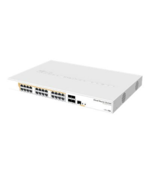 MikroTik | CRS328-24P-4S+RM Gigabit Ethernet POE/POE+ router/switch | Managed L3 | Rackmountable | Gigabit Ethernet (copper) por