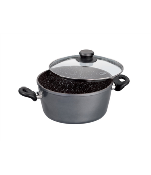 Stoneline | Cooking pot | 6741 | 2 L | 18 cm | die-cast aluminium | Grey | Lid included