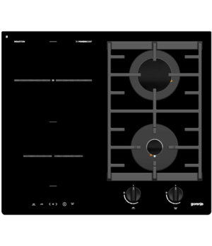 Gorenje | GCI691BSC | Hob | Induction and gas | Number of burners/cooking zones 4 | Rotary knobs | Timer | Black