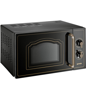 Gorenje | MO4250CLB | Microwave oven with grill | Free standing | 20 L | 700 W | Grill | Black