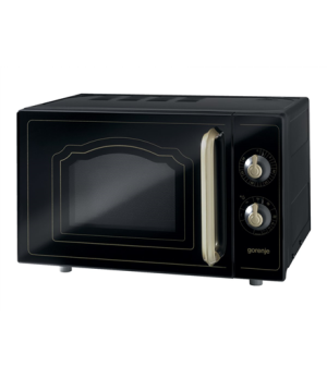 Gorenje | MO4250CLB | Microwave oven with grill | Free standing | 20 L | 700 W | Grill | Black