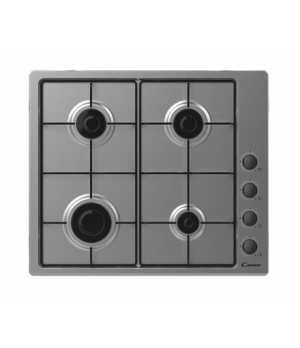 Candy | Hob | CHW6LBX | Gas | Number of burners/cooking zones 4 | Rotary knobs | Stainless steel