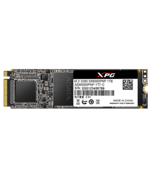 ADATA | XPG SX6000 Pro PCIe Gen3x4 | 1000 GB | SSD interface M.2 NVME | Read speed 2100 MB/s | Write speed 1500 MB/s