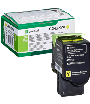 Lexmark C242XY0 Extra High Yield Return Programme | Toner cartridge | Yellow