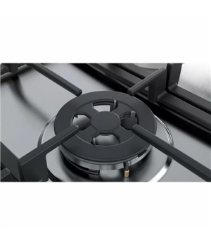 Bosch | PGQ7B5B90 | Hob | Gas | Number of burners/cooking zones 5 | Rotary knobs | Stainless steel