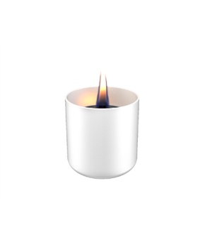 Tenderflame | Table burner | Lilly 1W Glass | White