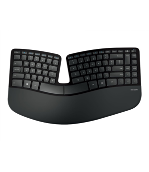 Microsoft | Keyboard and mouse | Sculpt  Ergonomic  Desktop | Standard | Wireless | Mouse included | RU | Black | USB | Numeric 