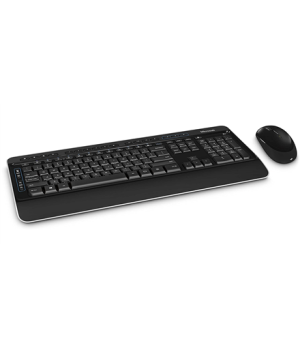 Microsoft | Keyboard and mouse | Wireless Desktop 3050 with AES | Keyboard and Mouse Set | Wireless | Mouse included | RU | Blac