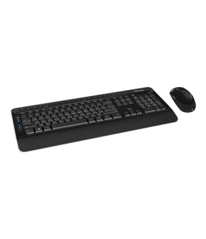 Microsoft | Keyboard and mouse | Wireless Desktop 3050 with AES | Keyboard and Mouse Set | Wireless | Mouse included | RU | Blac