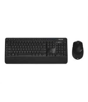 Microsoft | Keyboard and mouse | Wireless Desktop 3050 with AES | Keyboard and Mouse Set | Wireless | Mouse included | RU | Blac