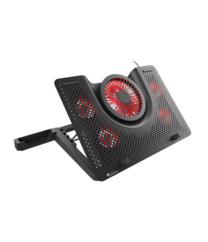 GENESIS Laptop cooling pad, OXID 550 15.6-17.3 5 FANS, LED LIGHT, 1 USB | Genesis | Laptop cooling pad, OXID 550 | Black | 400 x