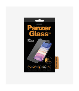 PanzerGlass | Apple | iPhone XR/11 | Hybrid glass | Transparent | Full frame coverage Rounded edges 100% touch preservation | Sc